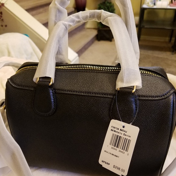 NWT!!! Coach💙Mini Bennett Metallic Crossbody - Picture 6 of 8